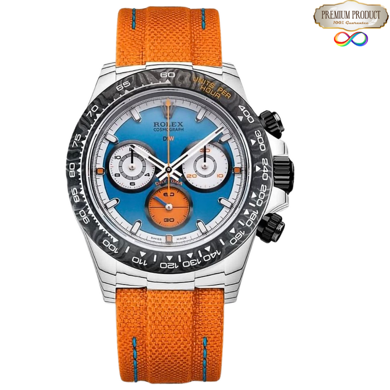 FM-11225-2P Orange Luxury Series Watch.