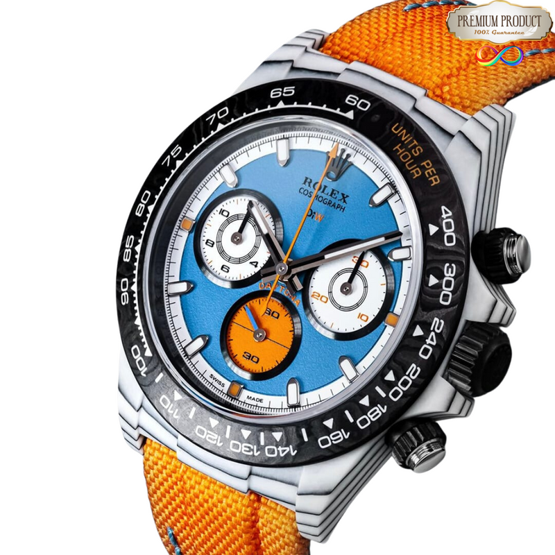 FM-11225-2P Orange Luxury Series Watch.