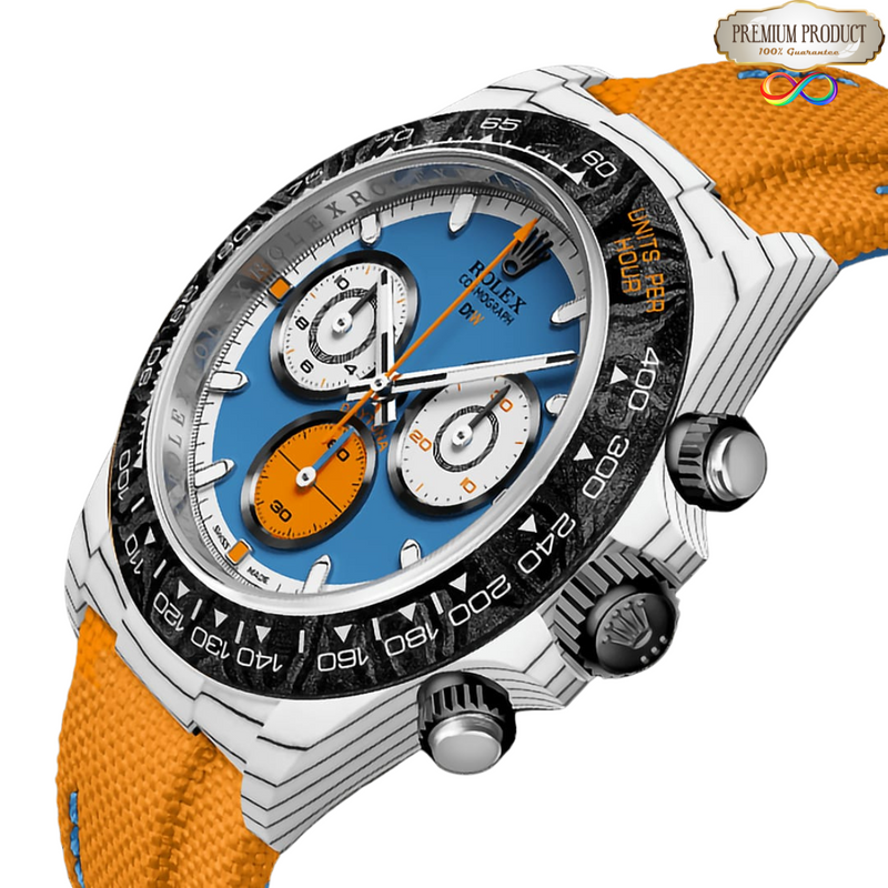 FM-11225-2P Orange Luxury Series Watch.