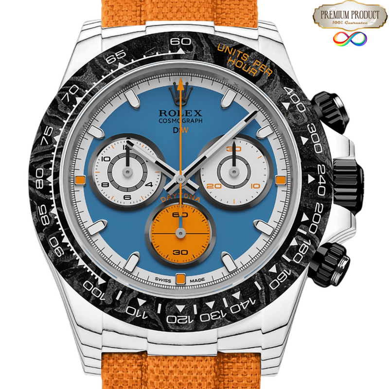 FM-11225-2P Orange Luxury Series Watch.